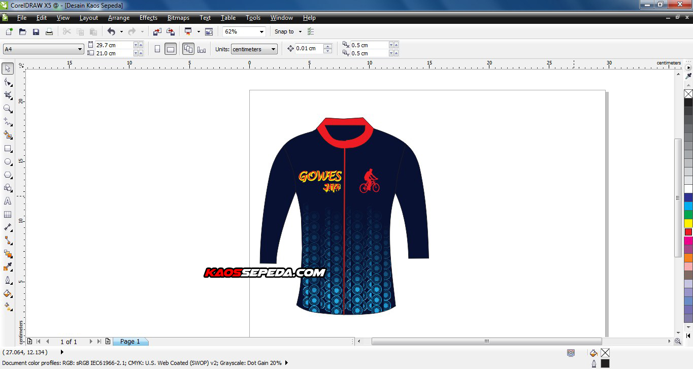 Buat Jersey Sepeda Mudah